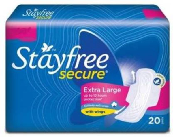 stayfree Secure Cottony Soft Regular Wings Sanitary 20 Pad